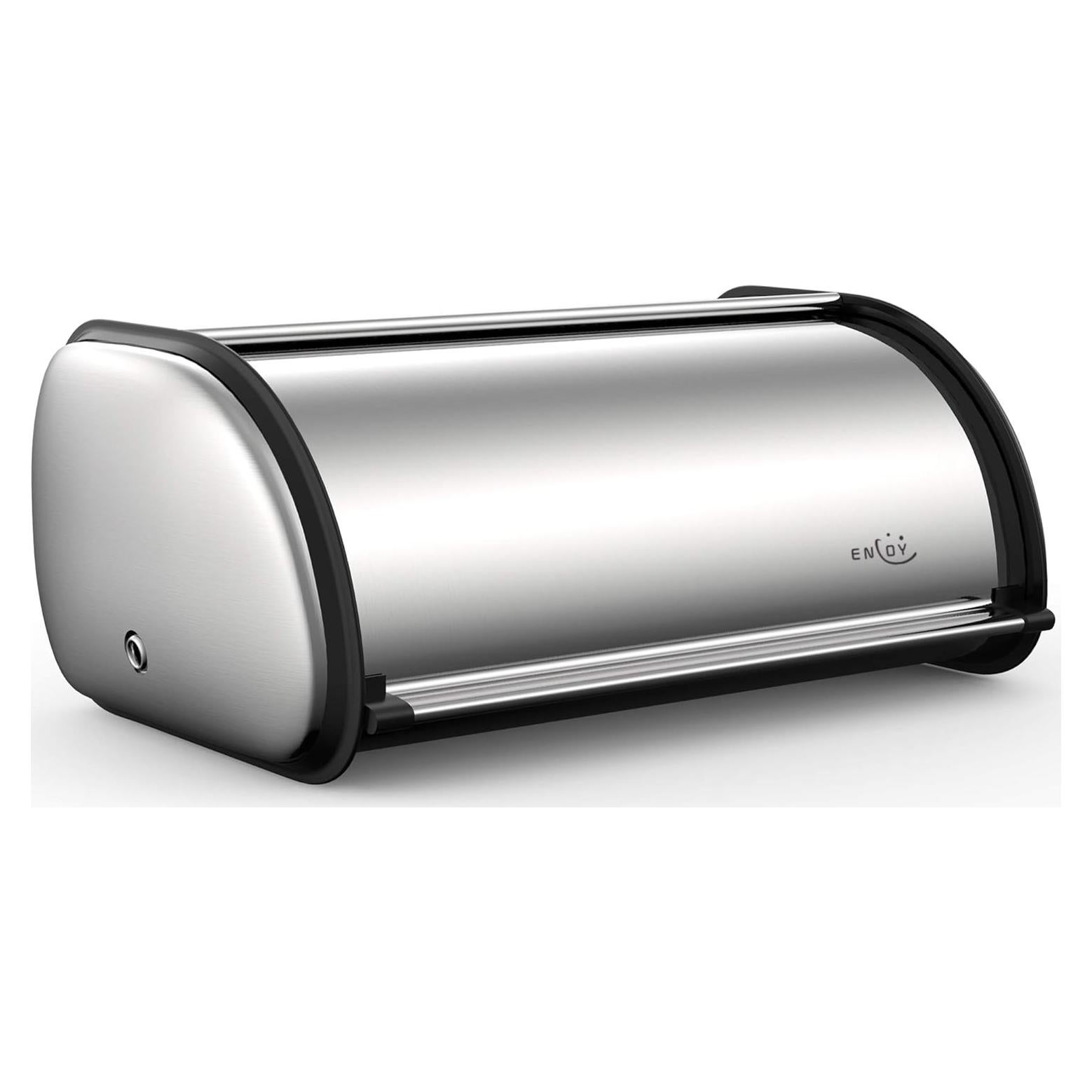 Caja de Pan ENLOY Acero Inoxidable 43x28x18 cm Retro