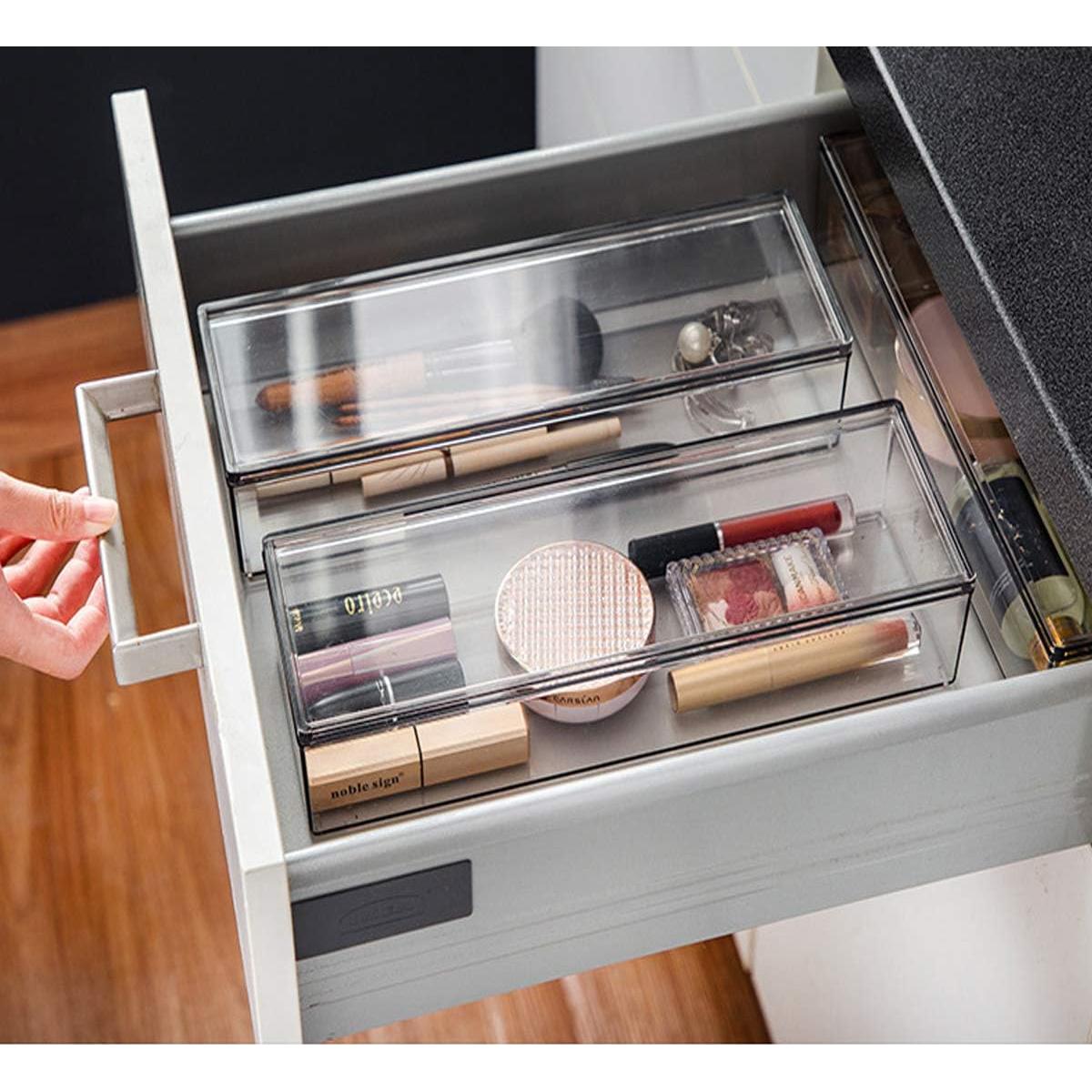 Organizador de Cajón de Cubiertos AIYoo Transparente 30x10 cm