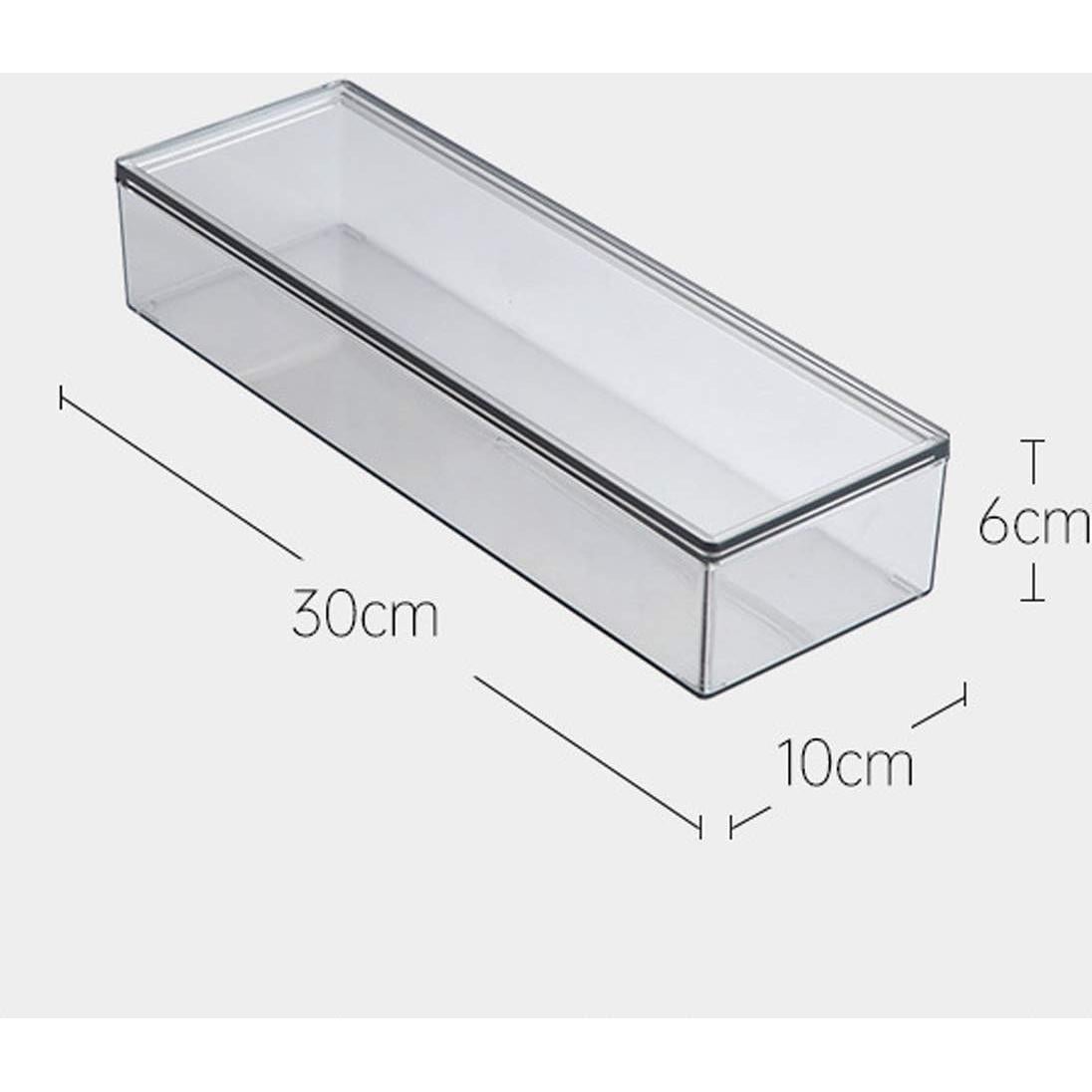 Organizador de Cajón de Cubiertos AIYoo Transparente 30x10 cm
