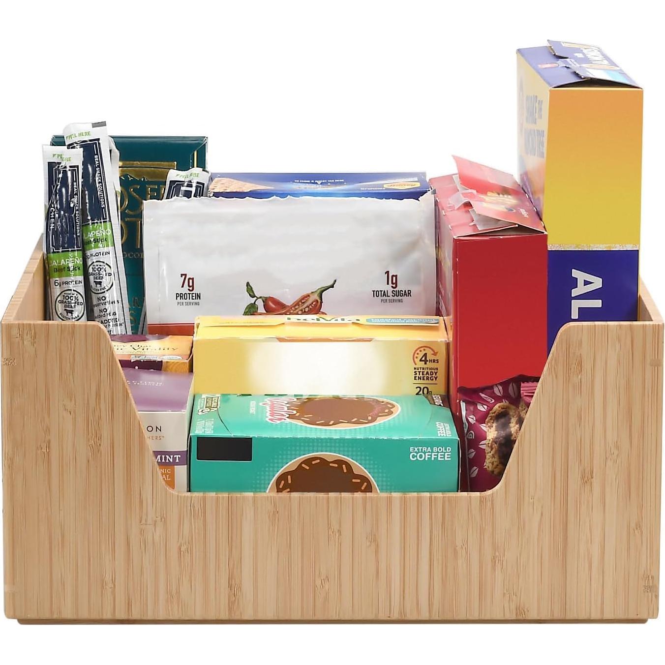 Caja de Almacenamiento de Bambú MobileVision 35.5x27.9x16.5 cm