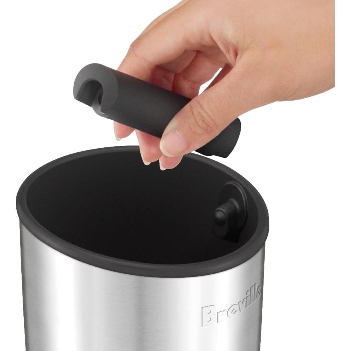 Breville Knock Box 10 BEA501BSS Acero Inoxidable 10 Pastillas