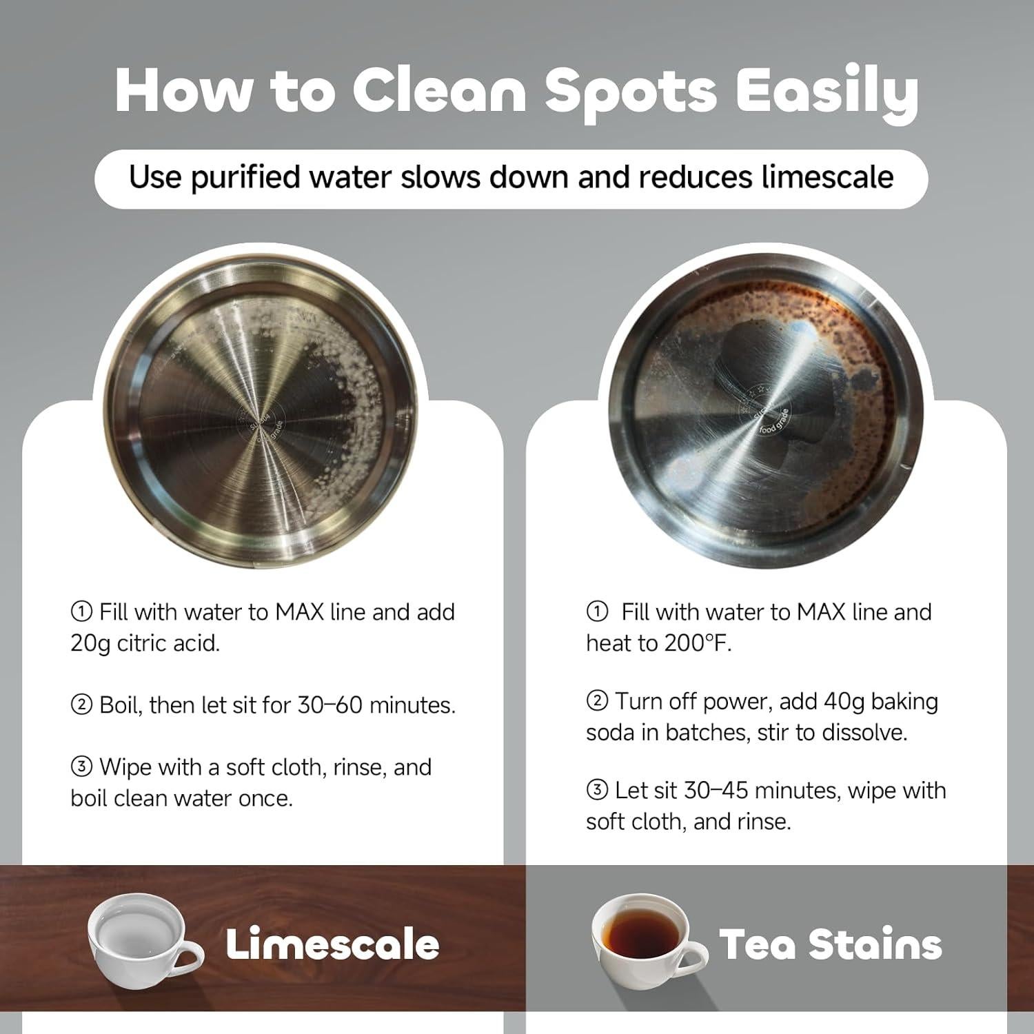 Electric Tea Kettle with Infuser 1.7L Glass Electric Kettle with Temperature Control Automatic Shut Off 12H Keep Warm for Tea Coffee Water Heater, Black