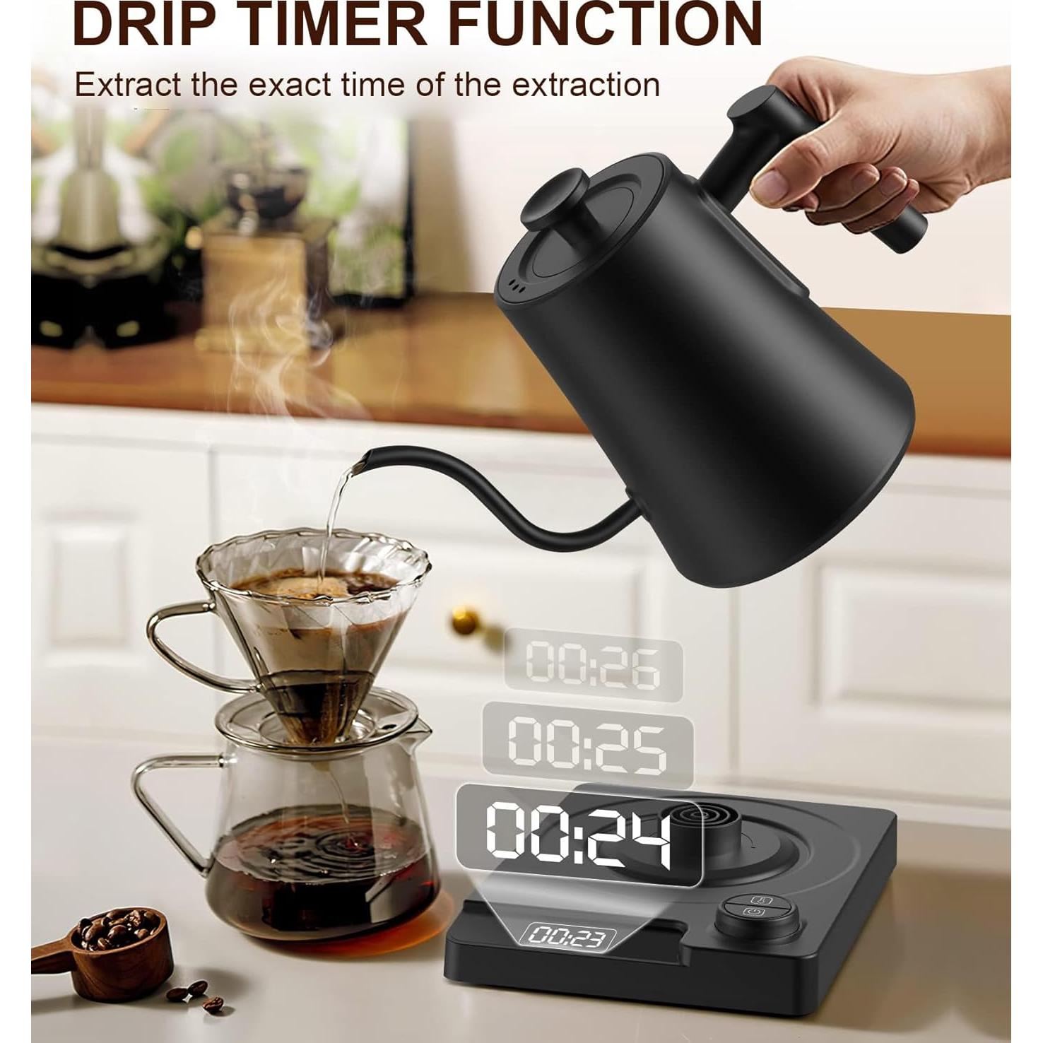 Hervidor Eléctrico de Cuello de Ganso Chefess 1.0L Control Temperatura