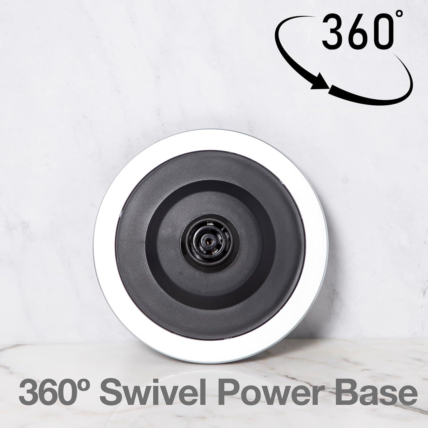 Rae Dunn Electric Hot Water Kettle - Stainless Steel Coffee Maker, Tea Kettle, Swivel Base, With Automatic Shut Off Boil-Dry Protection, Easy Pour, 1500 Watt Boiling Power, 1.7 Liters, Baby Blue