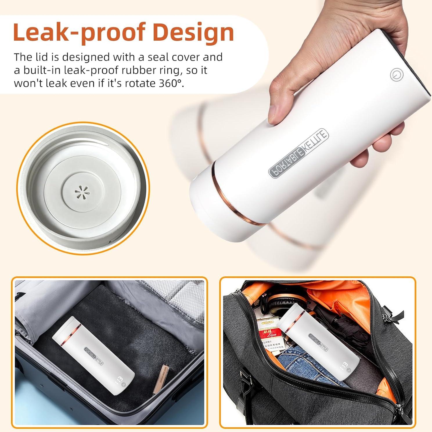 Hervidor Eléctrico Portátil Kqiang A0729US 0.64 kg 120V