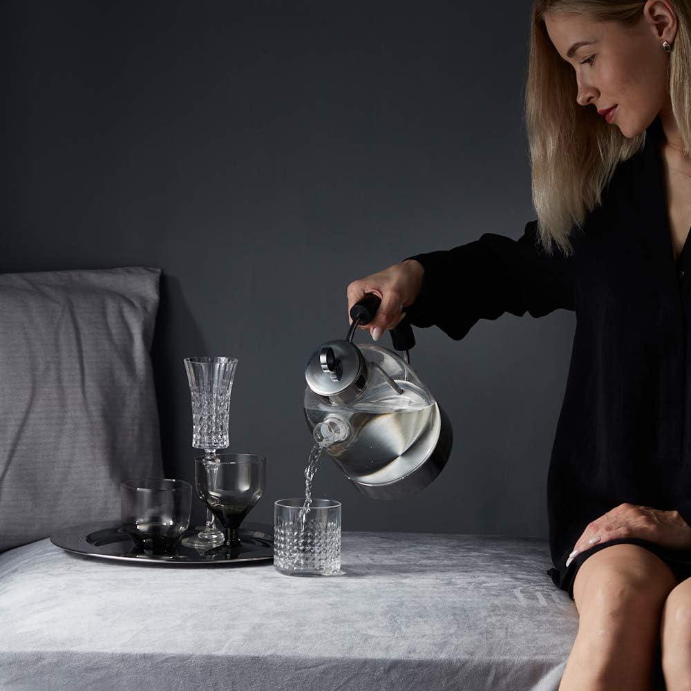 Hervidor Eléctrico ASCOT K2 de Vidrio 1.5L 1500W Plata