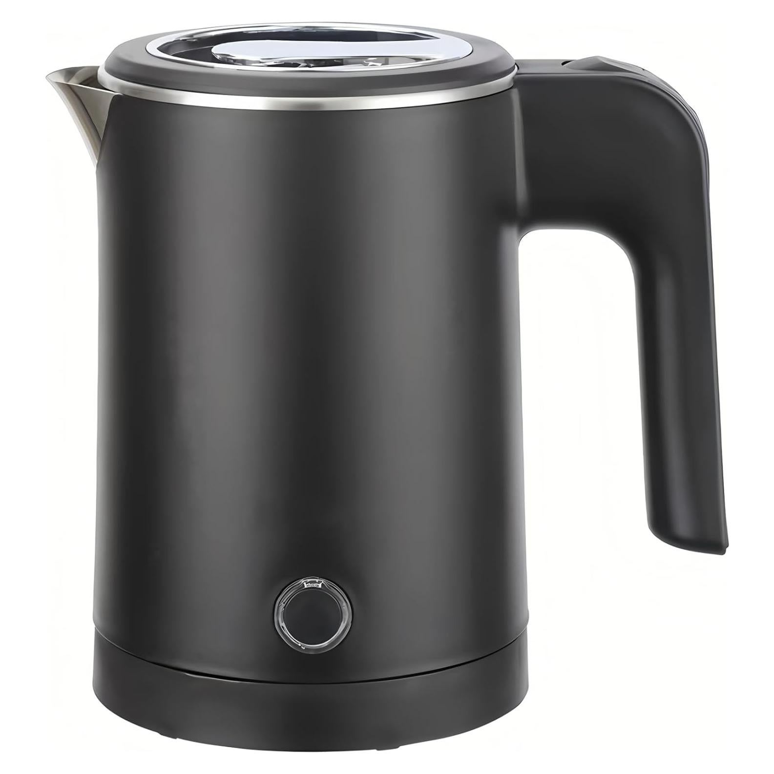 Hervidor Eléctrico Portátil Wdcme 0.6L Acero Inoxidable Negro