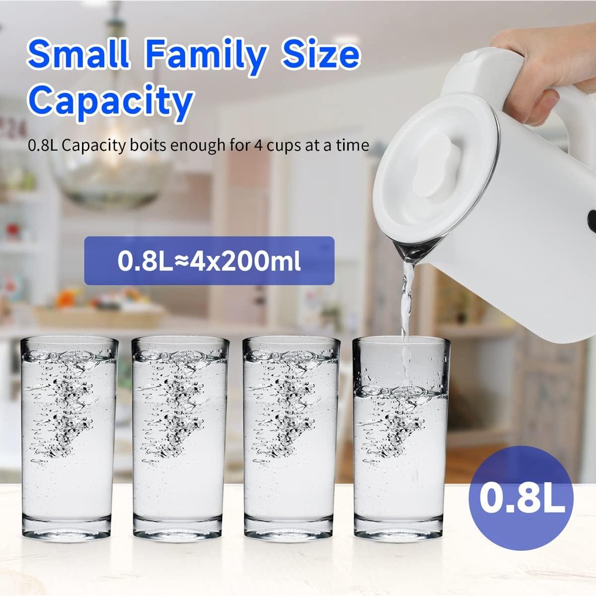 Hervidor Eléctrico Portátil Wdcme 0.6L Acero Inoxidable