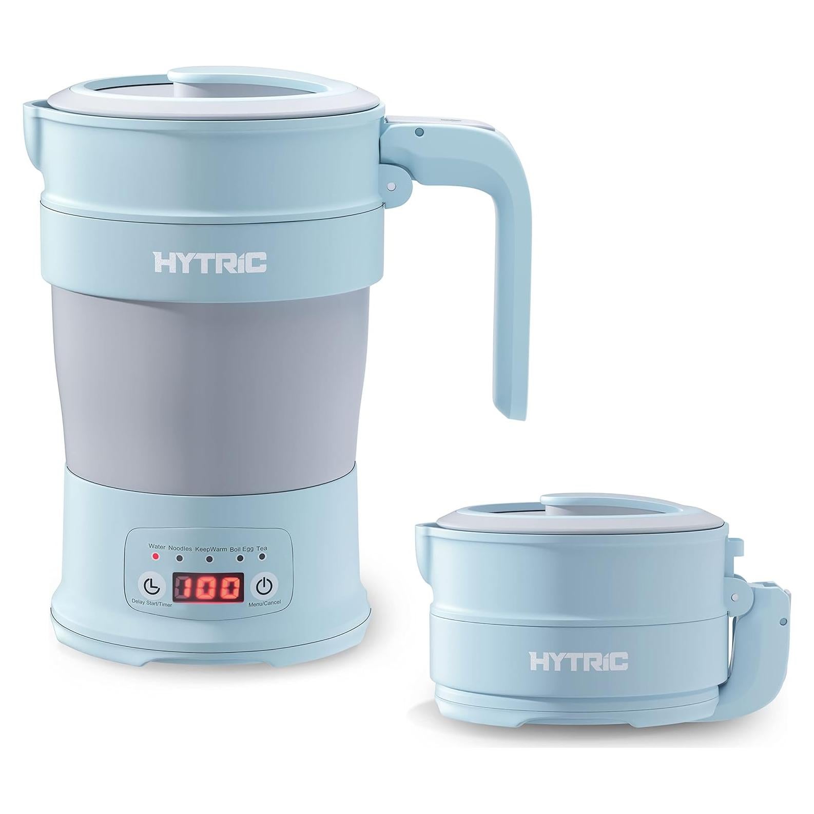 Hervidor Eléctrico Plegable HYTRIC 700ml Sin BPA Azul