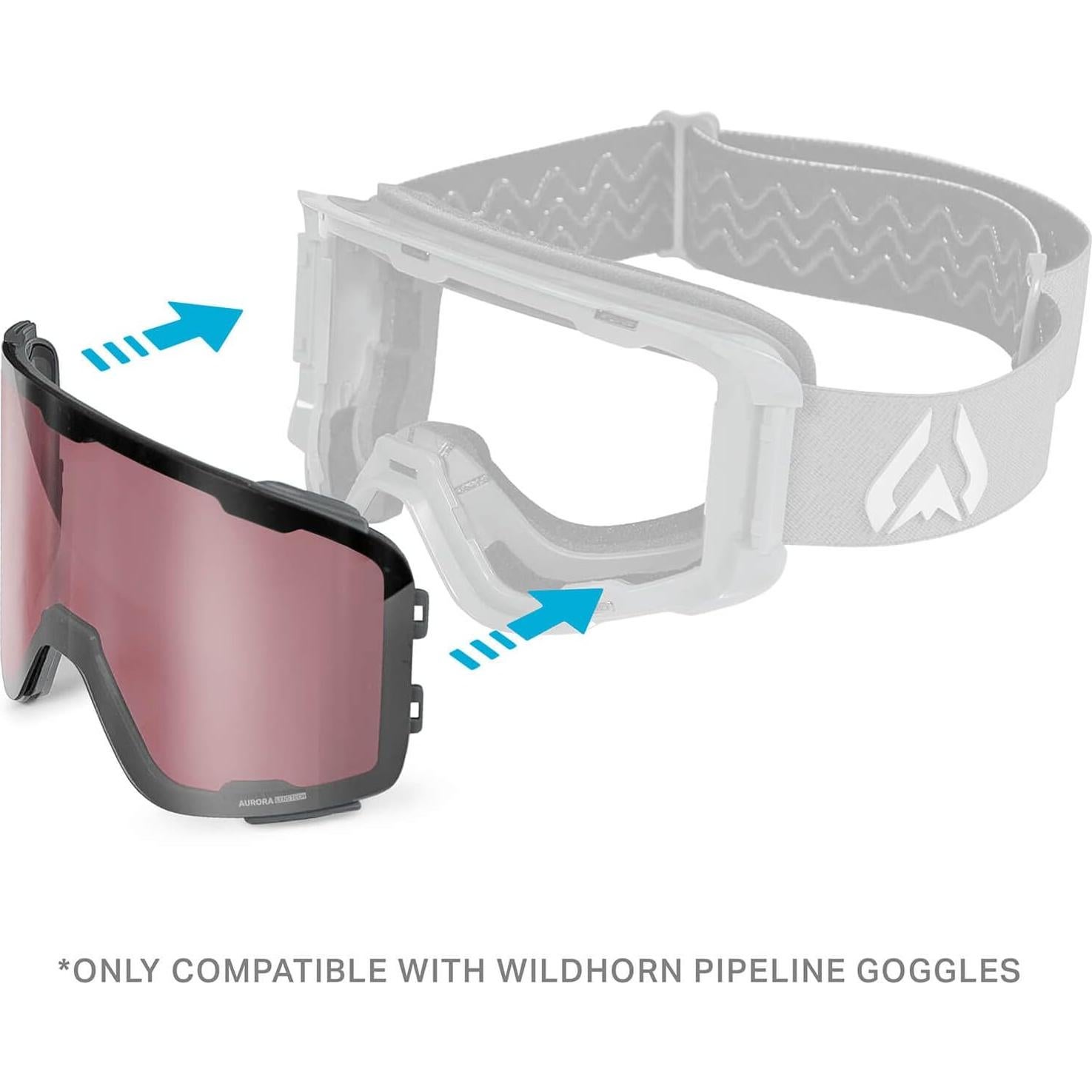 Lente de Reemplazo Wildhorn Pipeline Rosa para Gafas de Esquí