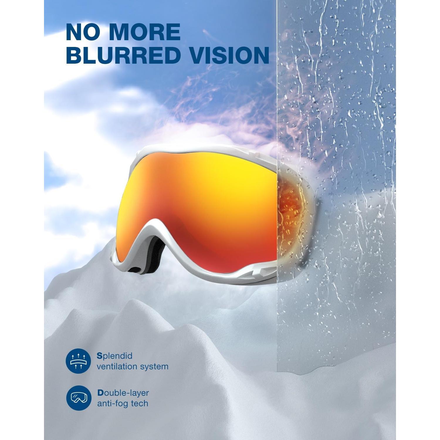 Gafas de Esquí ZIONOR Lagopus B1 OTG Anti Vaho UV 100%