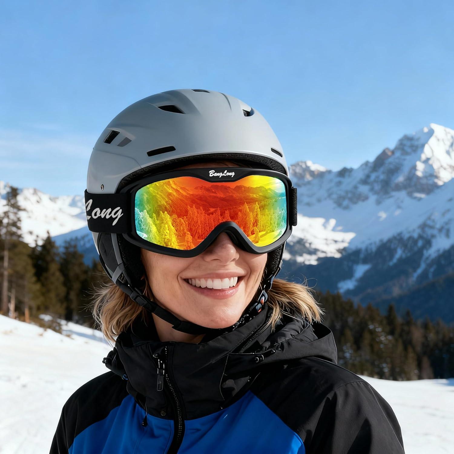 Gafas de Esquí BangLong Anti Niebla UV para Adultos