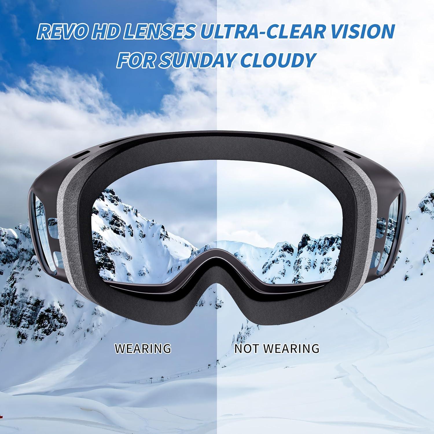 Gafas de Esquí BangLong Anti Niebla UV para Adultos