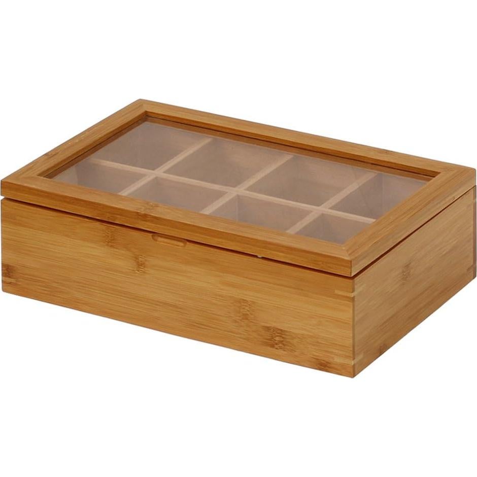 Caja de Té de Bambú Oceanstar TB1323 30.48 cm Natural
