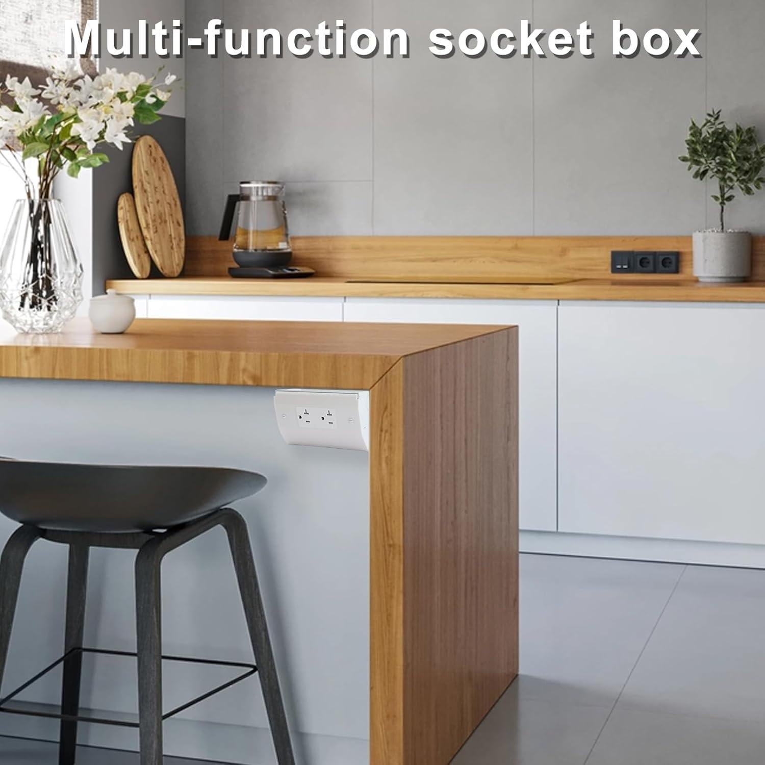 Caja de Distribución GFCI ZIETVIK 11.68x6.60cm Acero Inoxidable