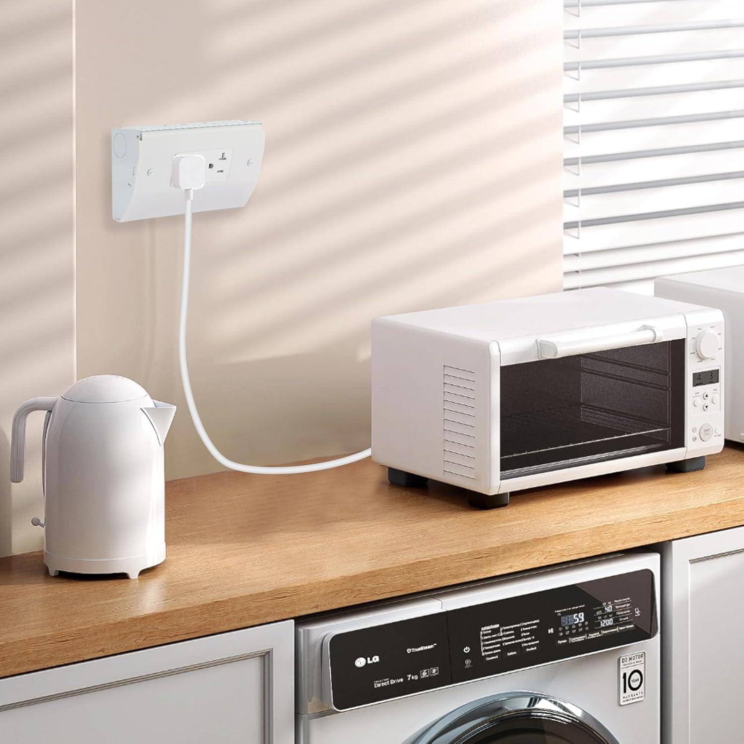 Caja de Distribución GFCI ZIETVIK 11.68x6.60cm Acero Inoxidable