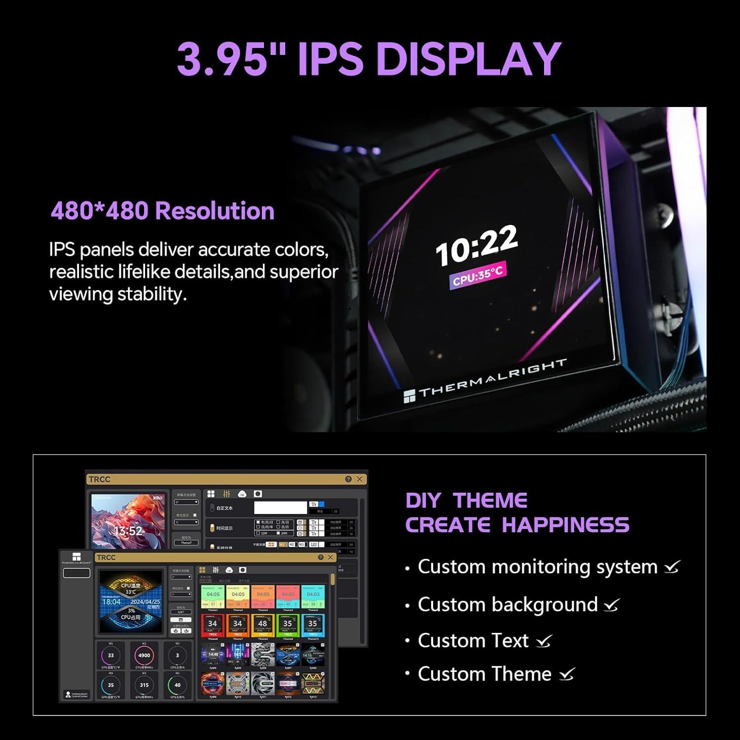 Enfriador Líquido para CPU Thermalright Hyper Vision 360 UB ARGB