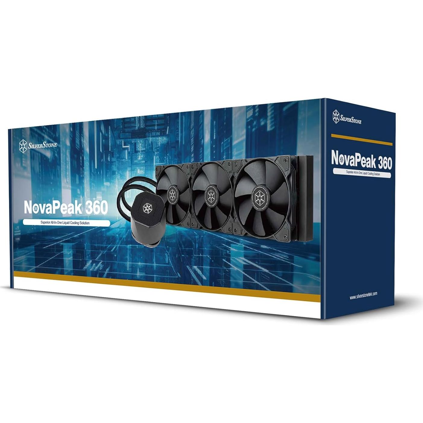 Enfriador Líquido Todo-en-Uno SilverStone NovaPeak 360mm