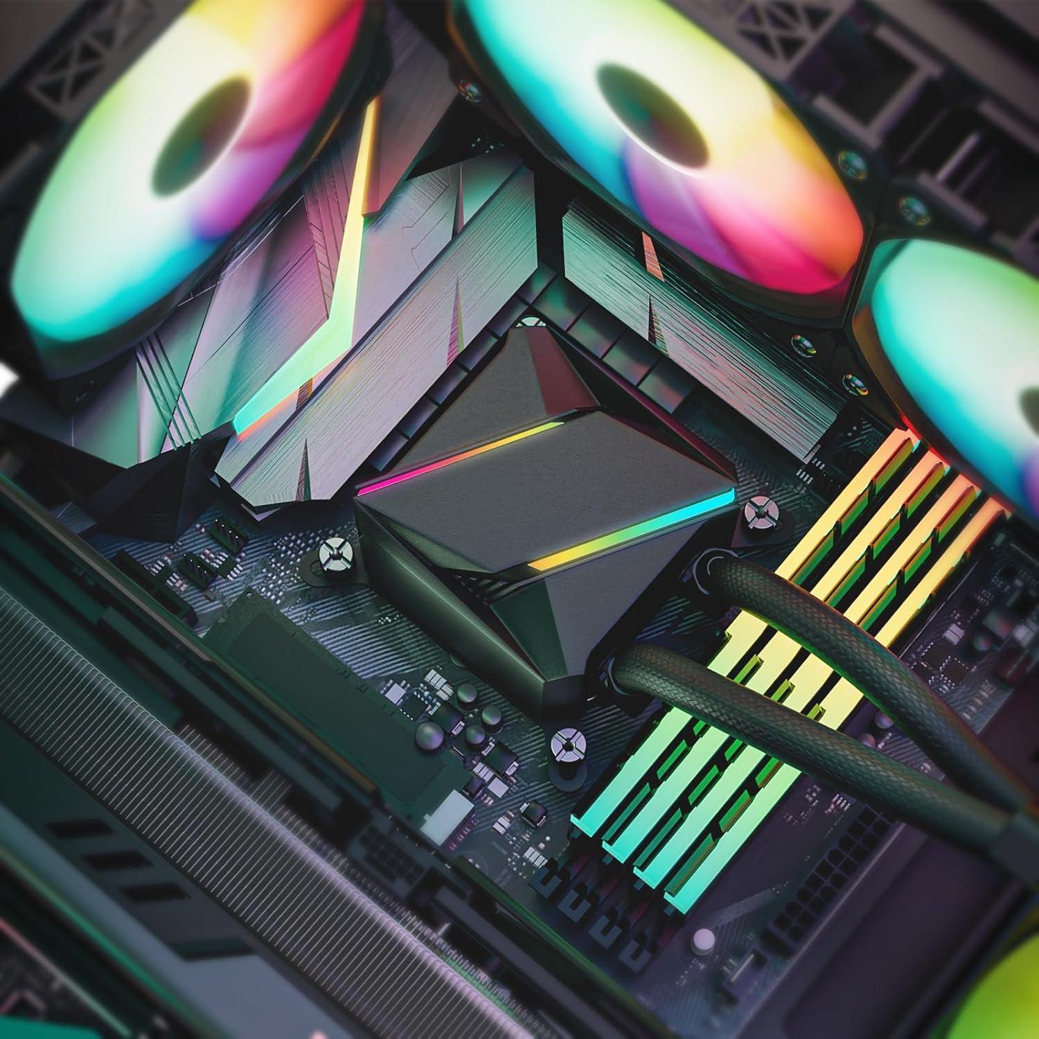 Enfriador Líquido para CPU DARKROCK D360 RGB 360mm - Negro