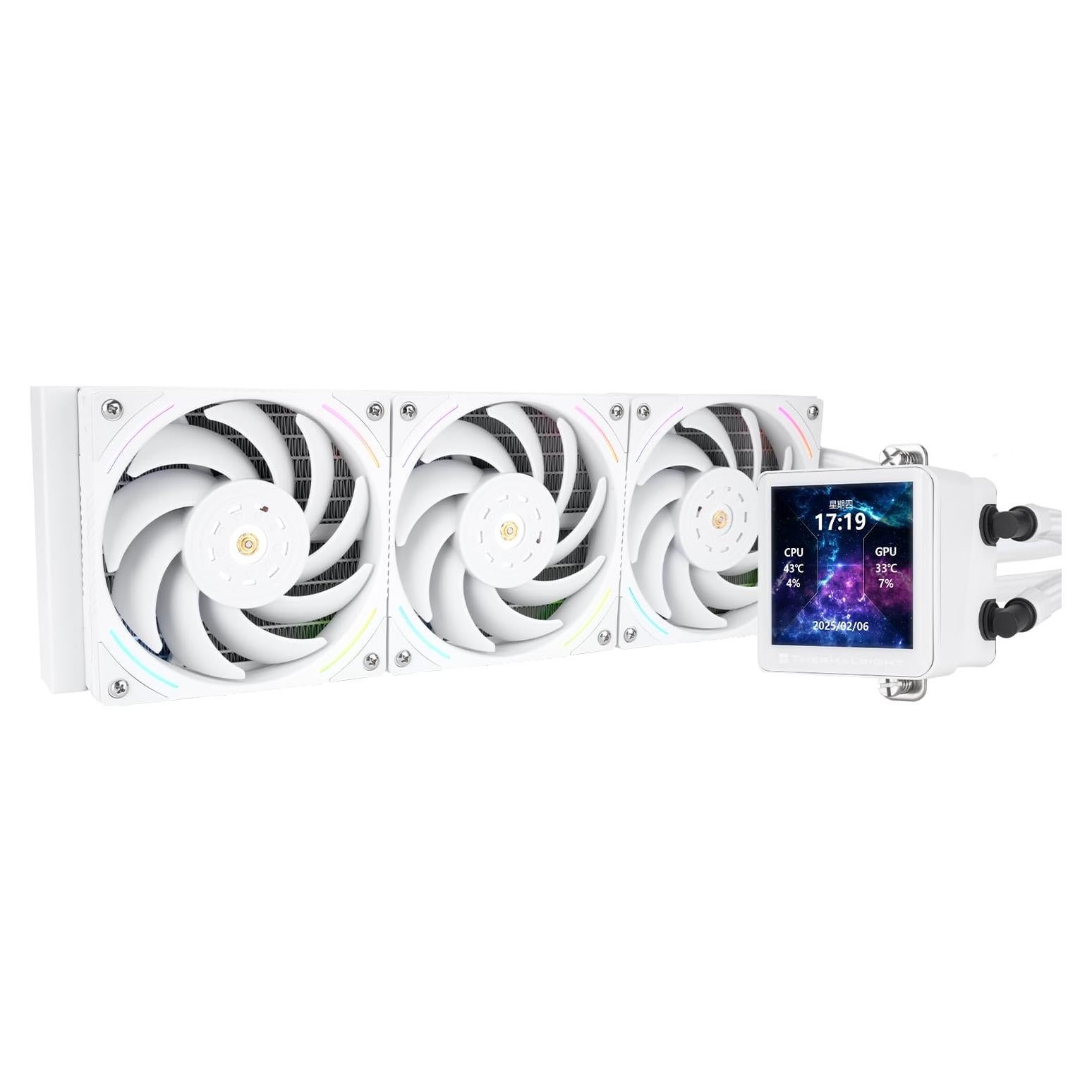 Enfriador Líquido AIO Thermalright Frozen Vision 360 ARGB Blanco