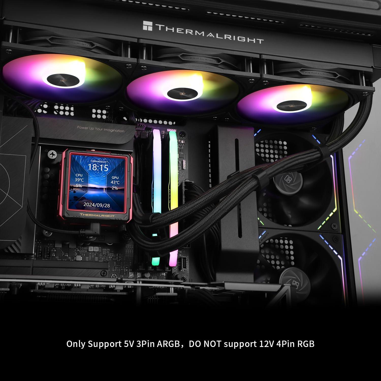 Enfriador de Agua para CPU Thermalright FW360 Ultra ARGB Negro