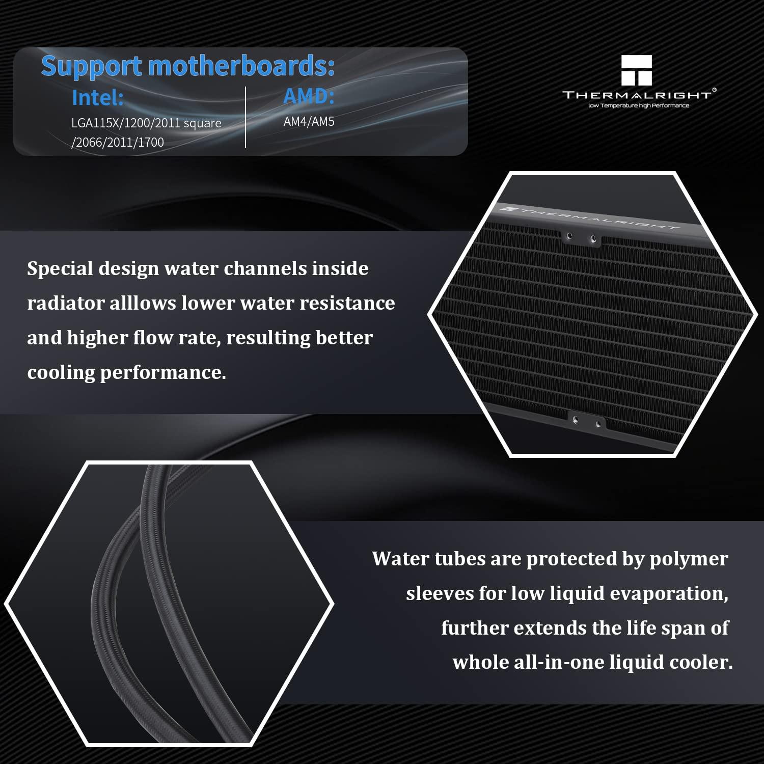 Enfriador de Agua para CPU Thermalright Frozen Prism 240 ARGB