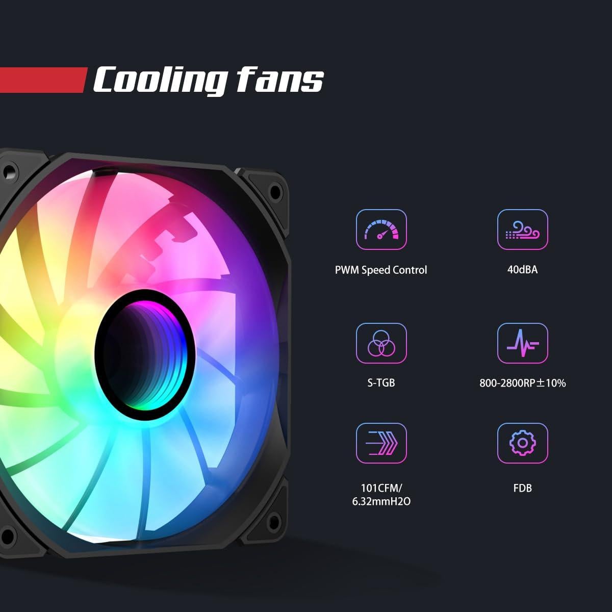 Enfriador Líquido RUIX NC240 ARGB 240mm para CPU - Negro