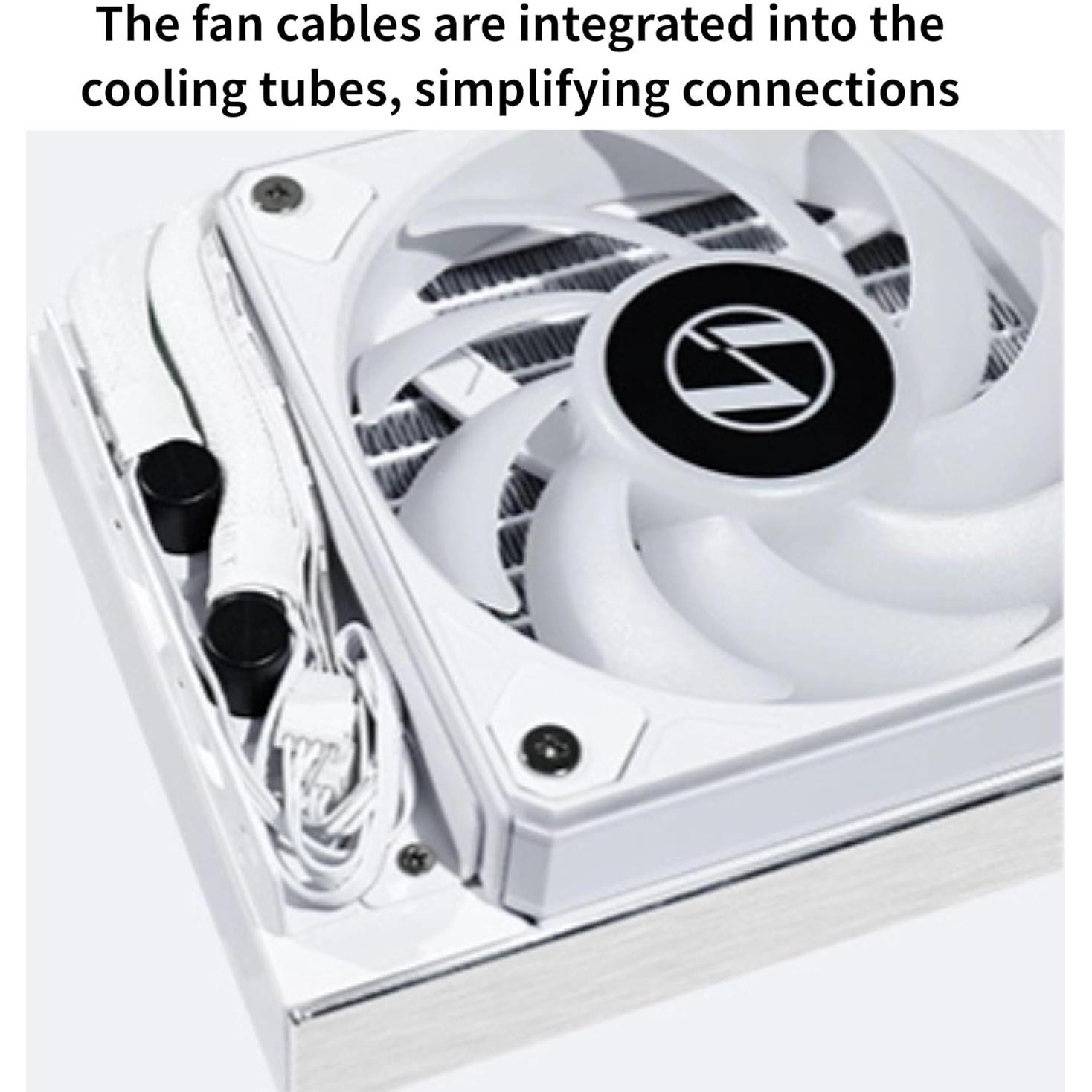 Enfriador Líquido Lian Li Hydroshift LCD 360 Blanco - 2.88"