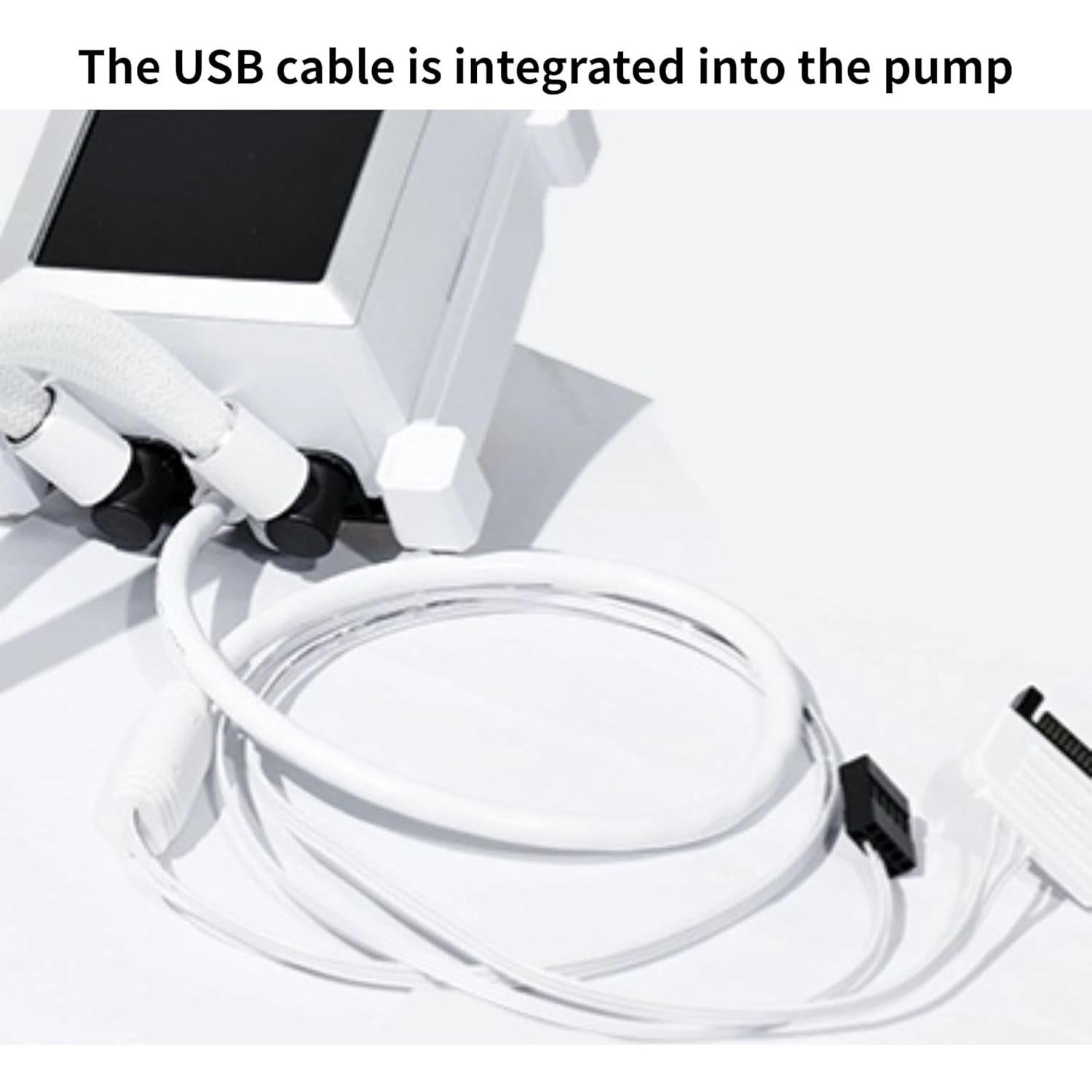 Enfriador Líquido Lian Li Hydroshift LCD 360 Blanco - 2.88"