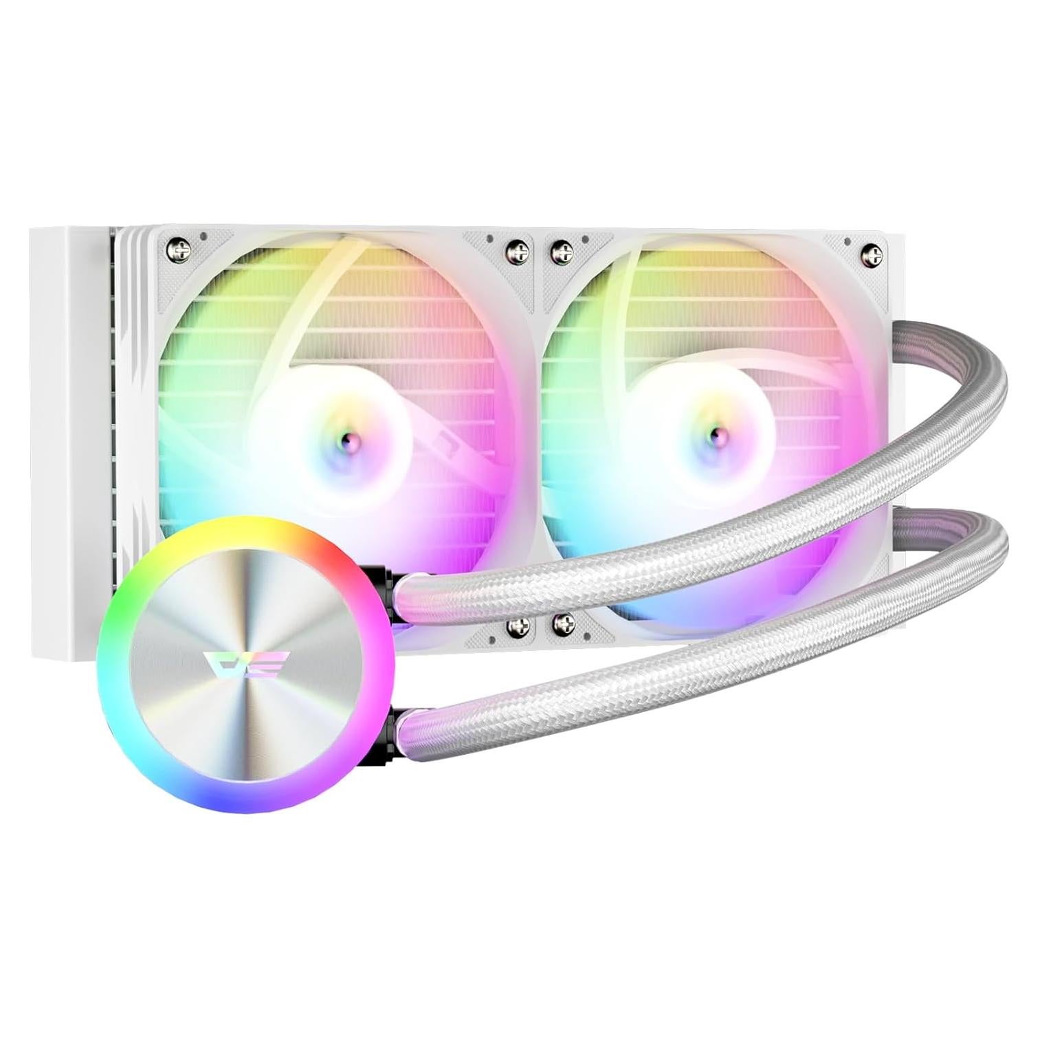 Enfriador de CPU Líquido darkFlash DG240 AIO 240mm Blanco