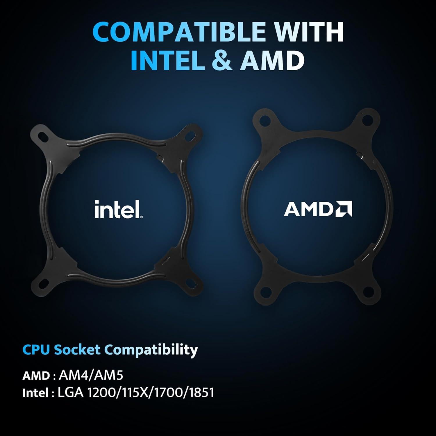 Enfriador de CPU Líquido darkFlash DG240 AIO 240mm Blanco