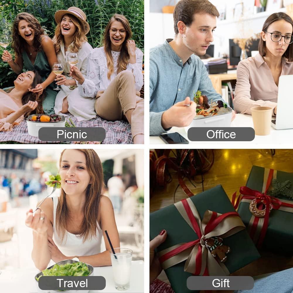 Calentador de Comida Eléctrico FVW 1.5L Portátil 110V/12V/24V