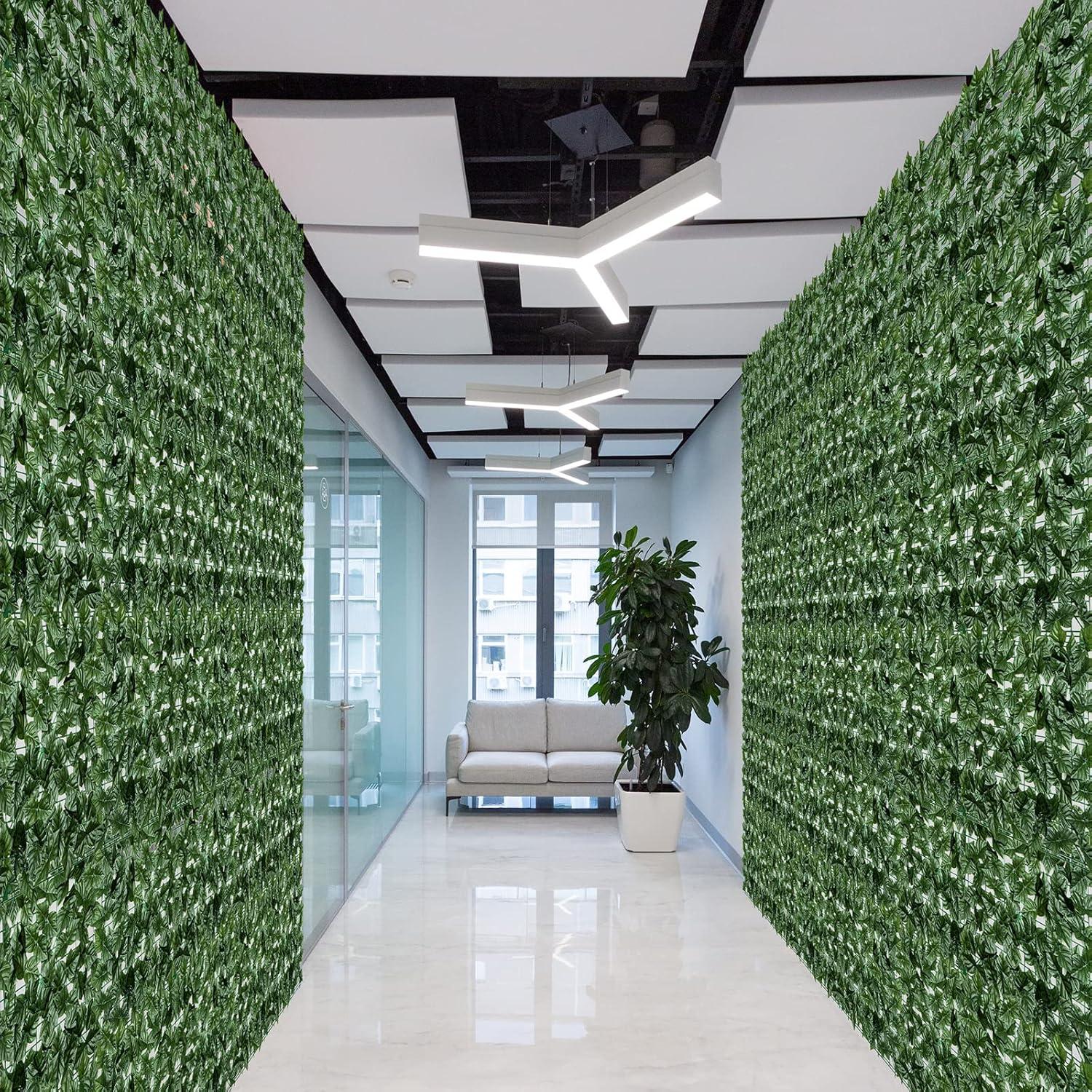 Pantalla de Privacidad AUTODECO 252x151 cm Hiedra Artificial