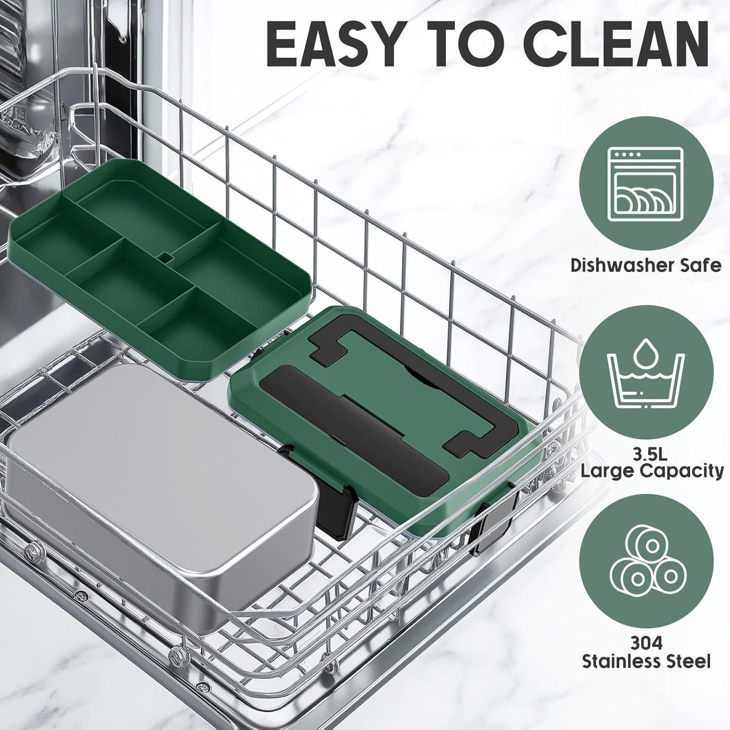 Calentador de Comida Eléctrico Xflyee 3.5L Doble Capa 90W