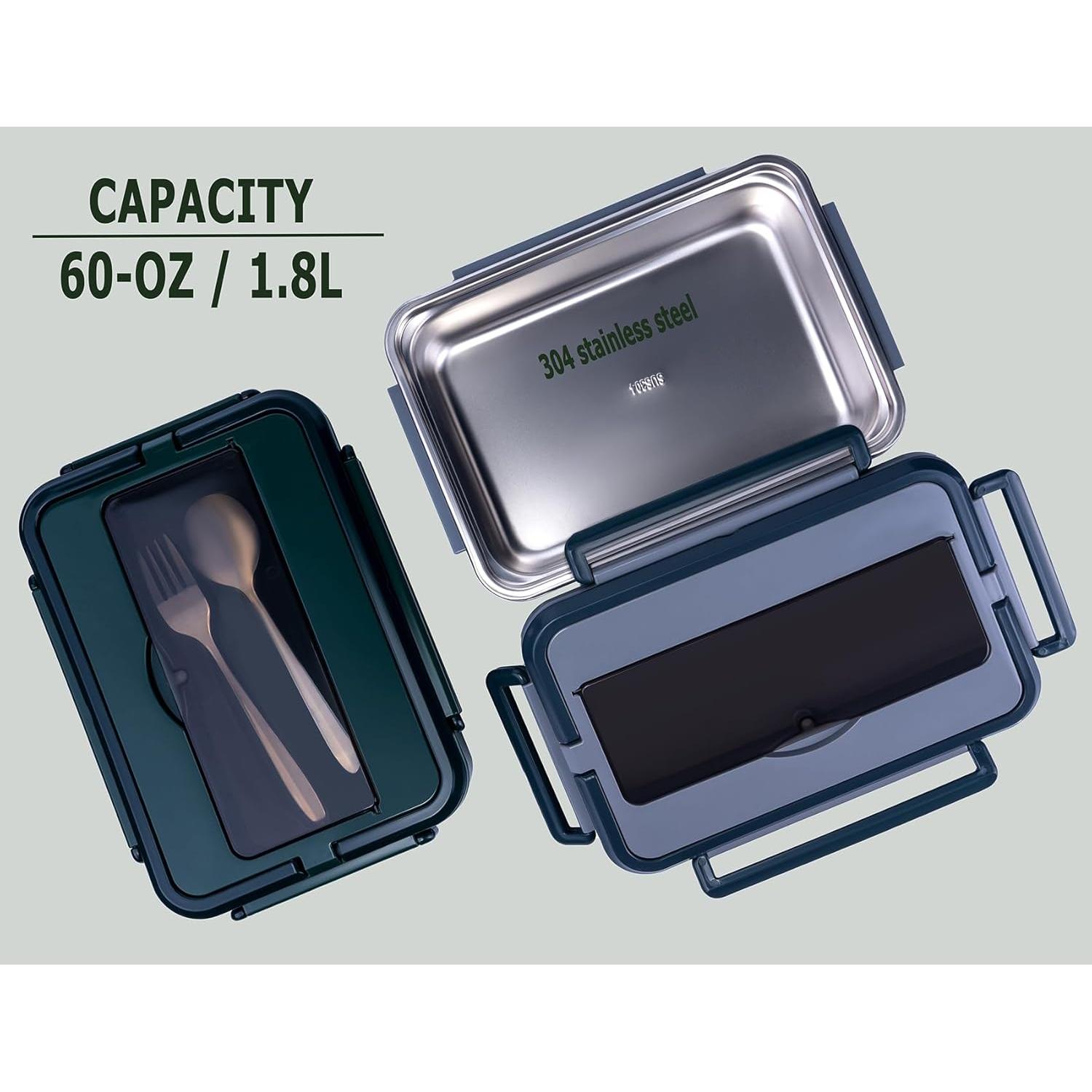 Caja de Almuerzo Eléctrica RHUDAKY 1.7kg 60oz Verde 80W