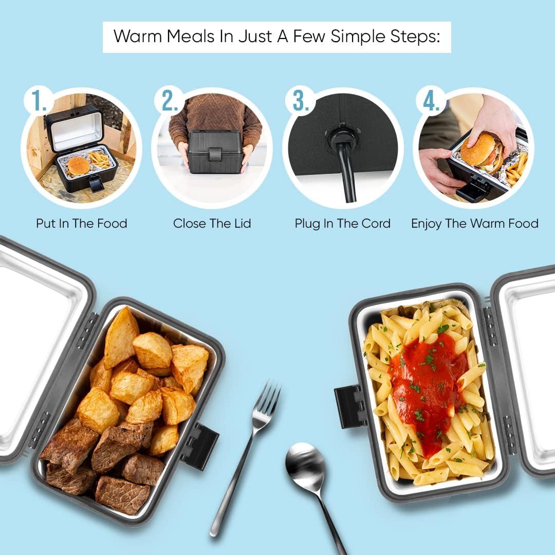 Caja de Almuerzo Calentadora ZONETECH 2L Aislada 12V