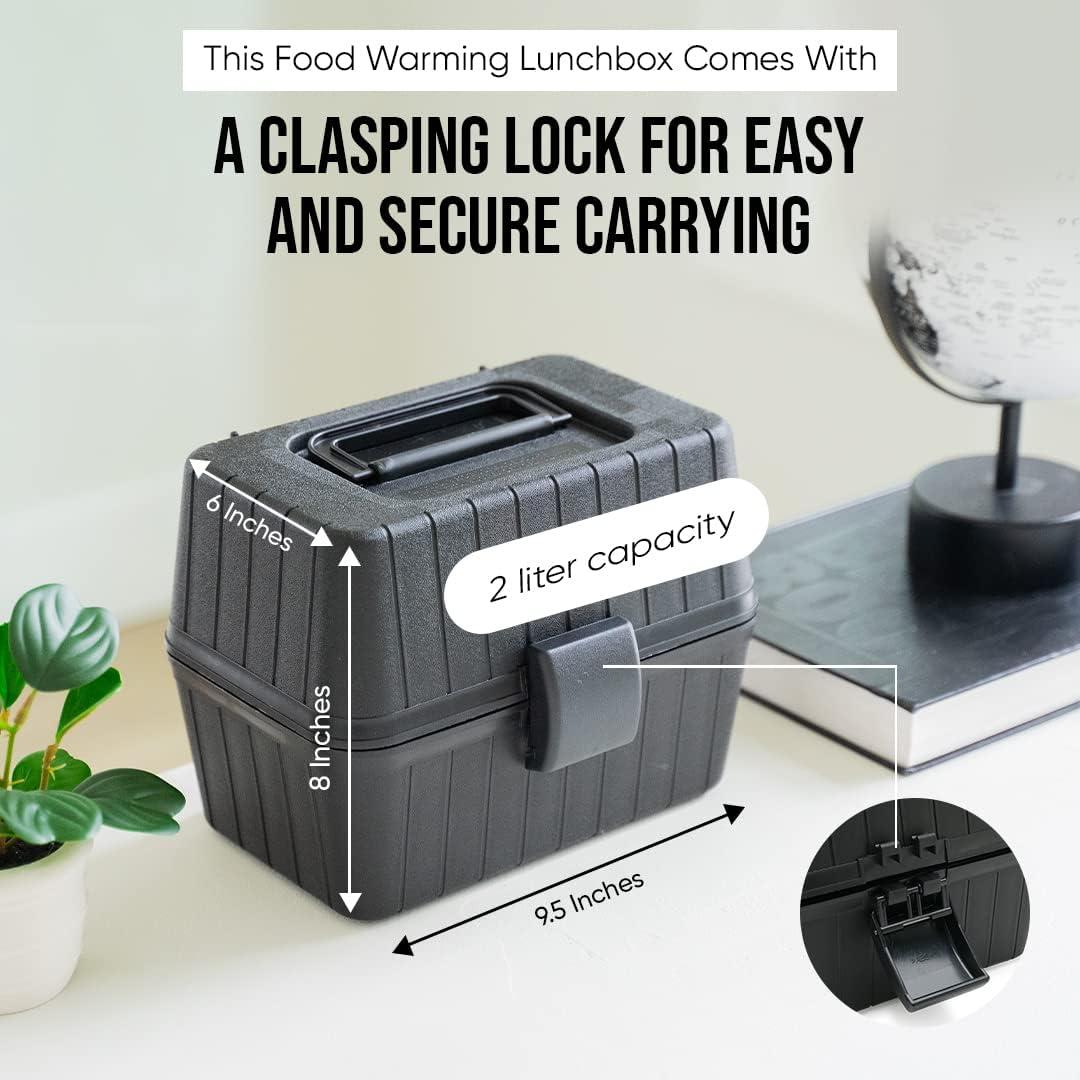 Caja de Almuerzo Calentadora ZONETECH 2L Aislada 12V