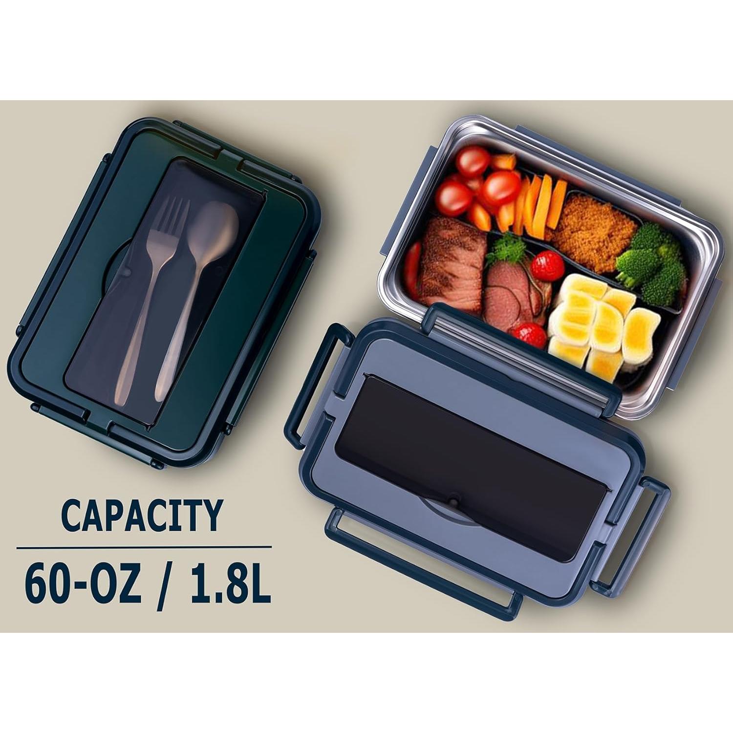 Caja de Almuerzo Eléctrica HEYKEEP 60 oz 80W 12V/24V/110V