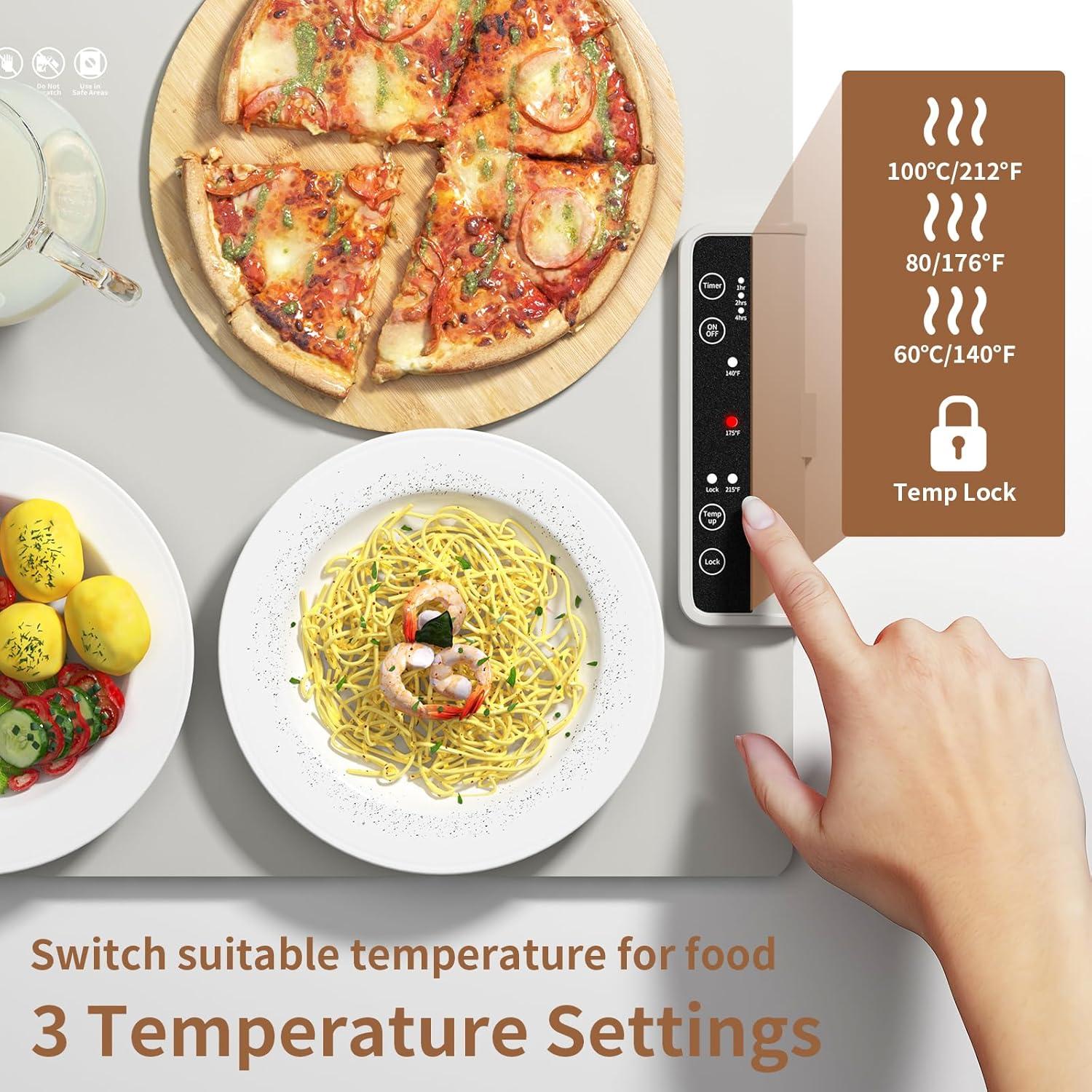 Alfombrilla Calentadora de Comida Eléctrica INNOWARMER 38x50cm