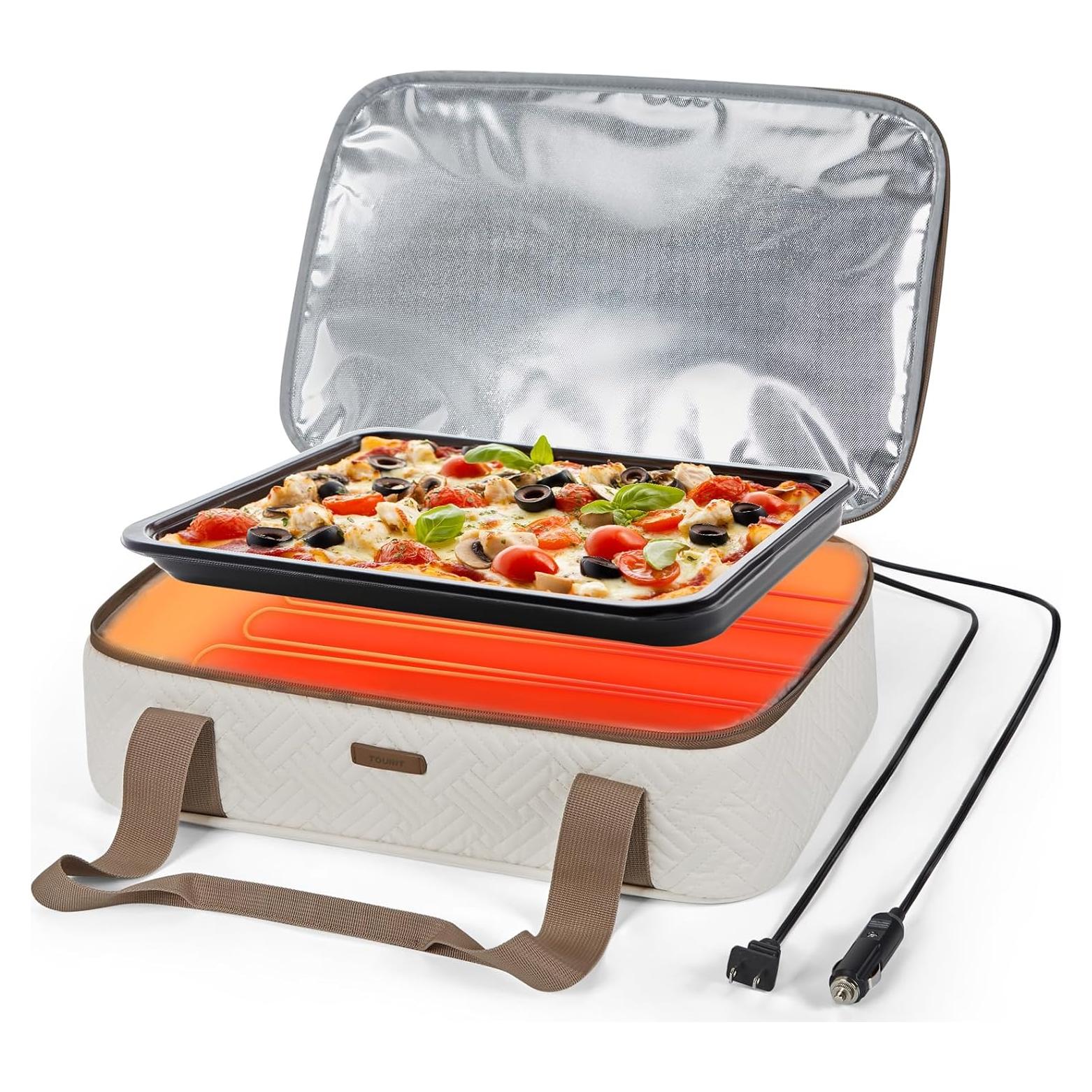 Transportador de Cazuelas Calentador Eléctrico TOURIT 43x28cm