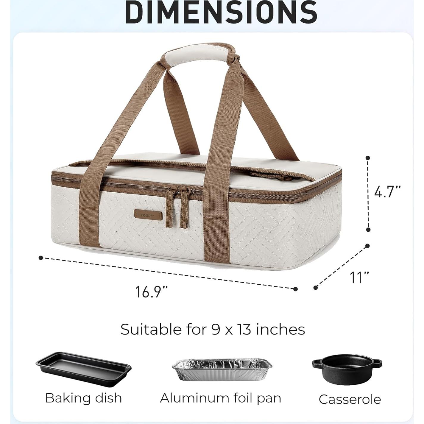 Transportador de Cazuelas Calentador Eléctrico TOURIT 43x28cm