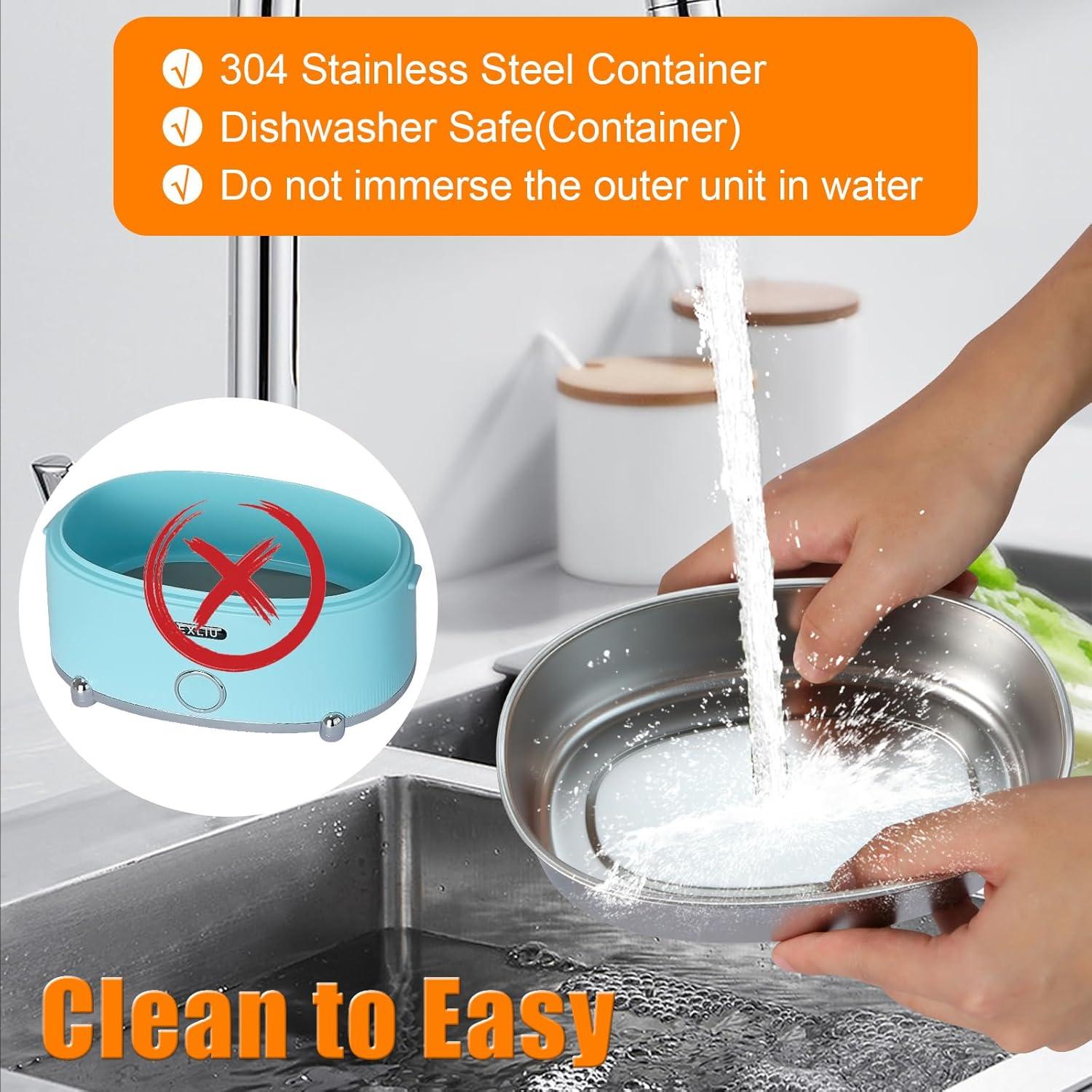 Calentador de Almuerzo Eléctrico Exliu 1.2L 60W Azul