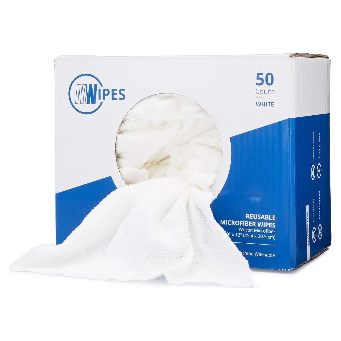 Trapos de Microfibra Reutilizables Mwipes 50 Unidades 30x25 cm