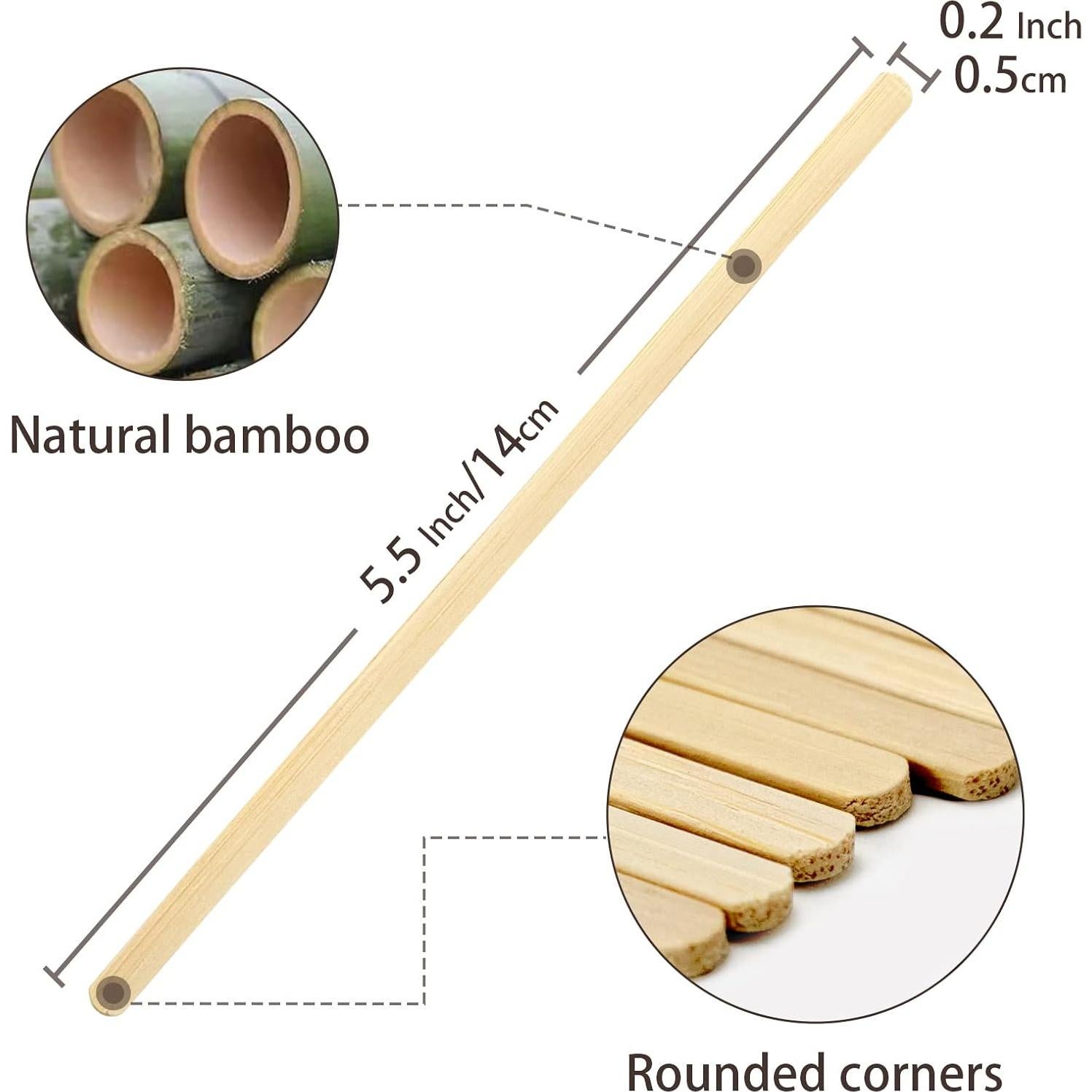 Revolvedores de Café de Bambú 200 Pcs 13.97 cm Desechables