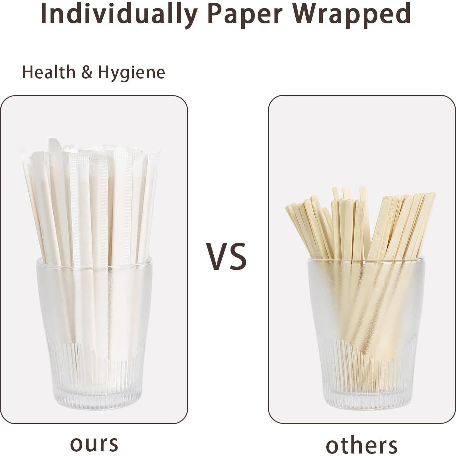 Revolvedores de Café de Bambú 200 Pcs 13.97 cm Desechables