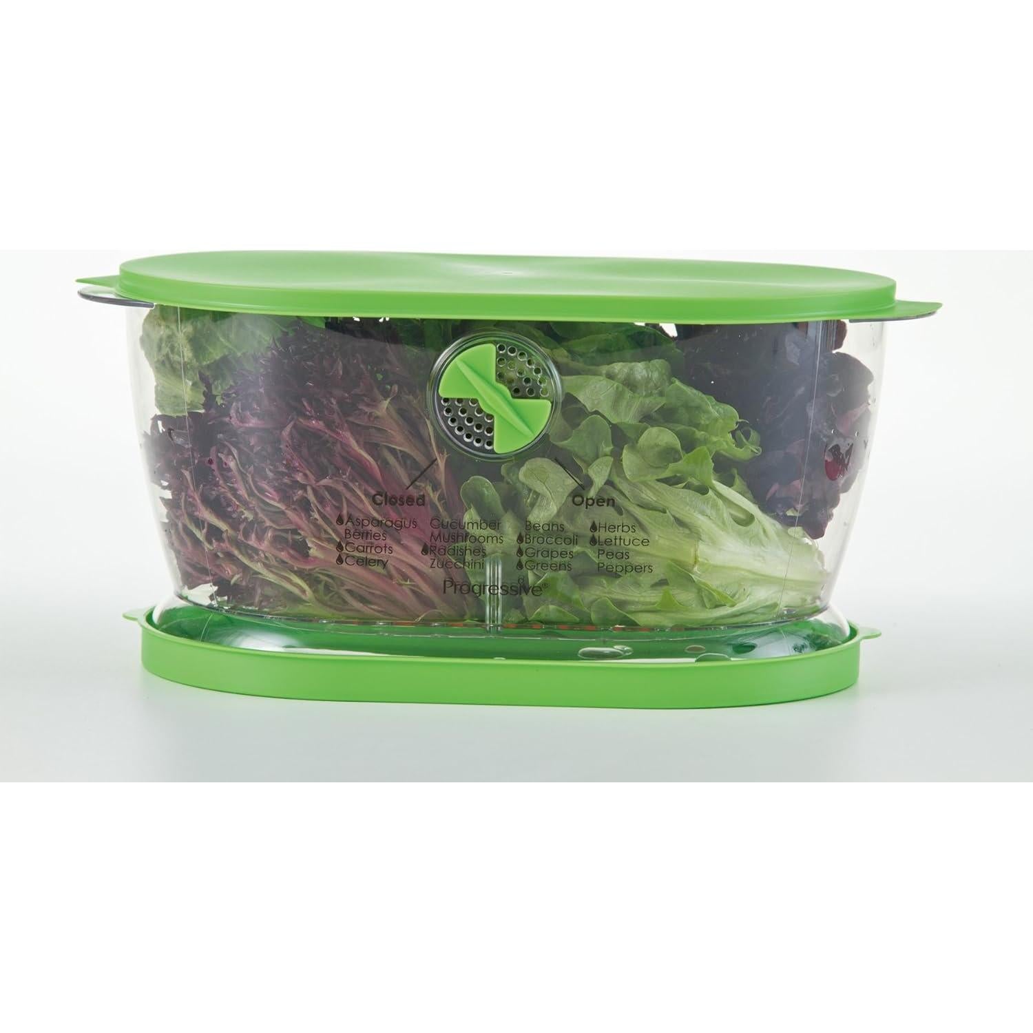Contenedor de Almacenamiento Ovalado Progressive LKS-06 4.7L Verde