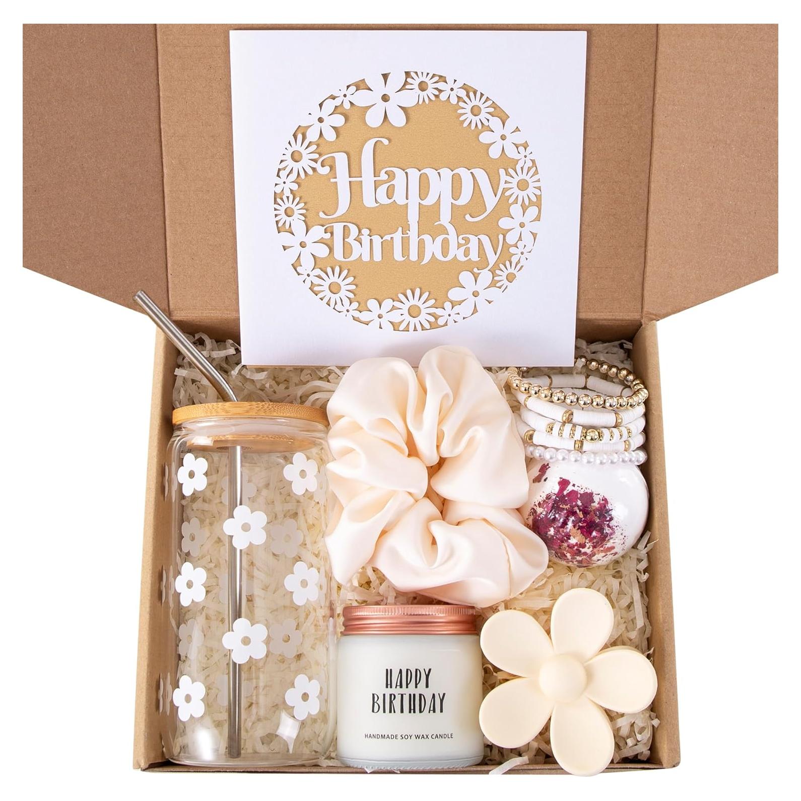 Caja de Regalo de Cumpleaños JTEWB con Taza y Accesorios 7pcs