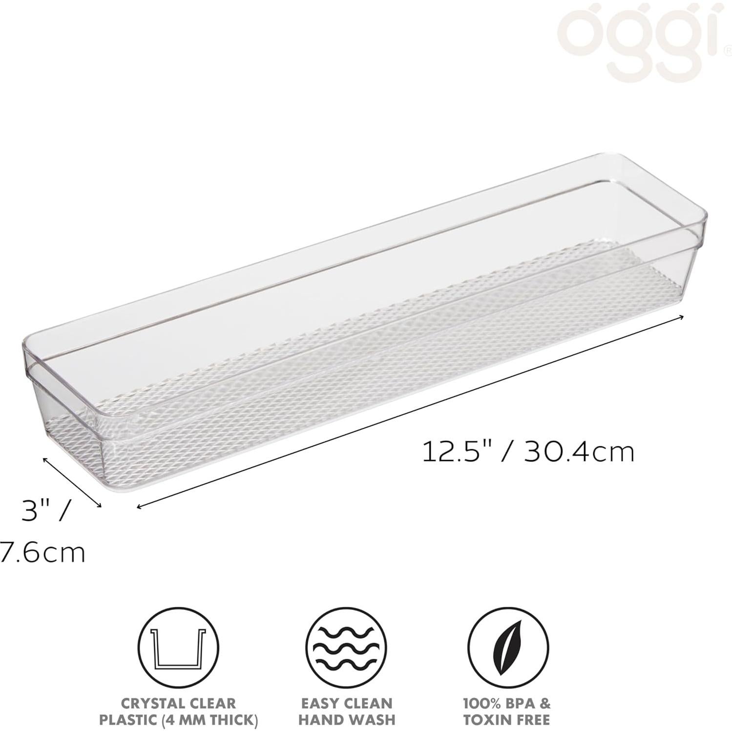 Organizador de Cajones Oggi Claro 31.75x7.62x6.35 cm Multiusos