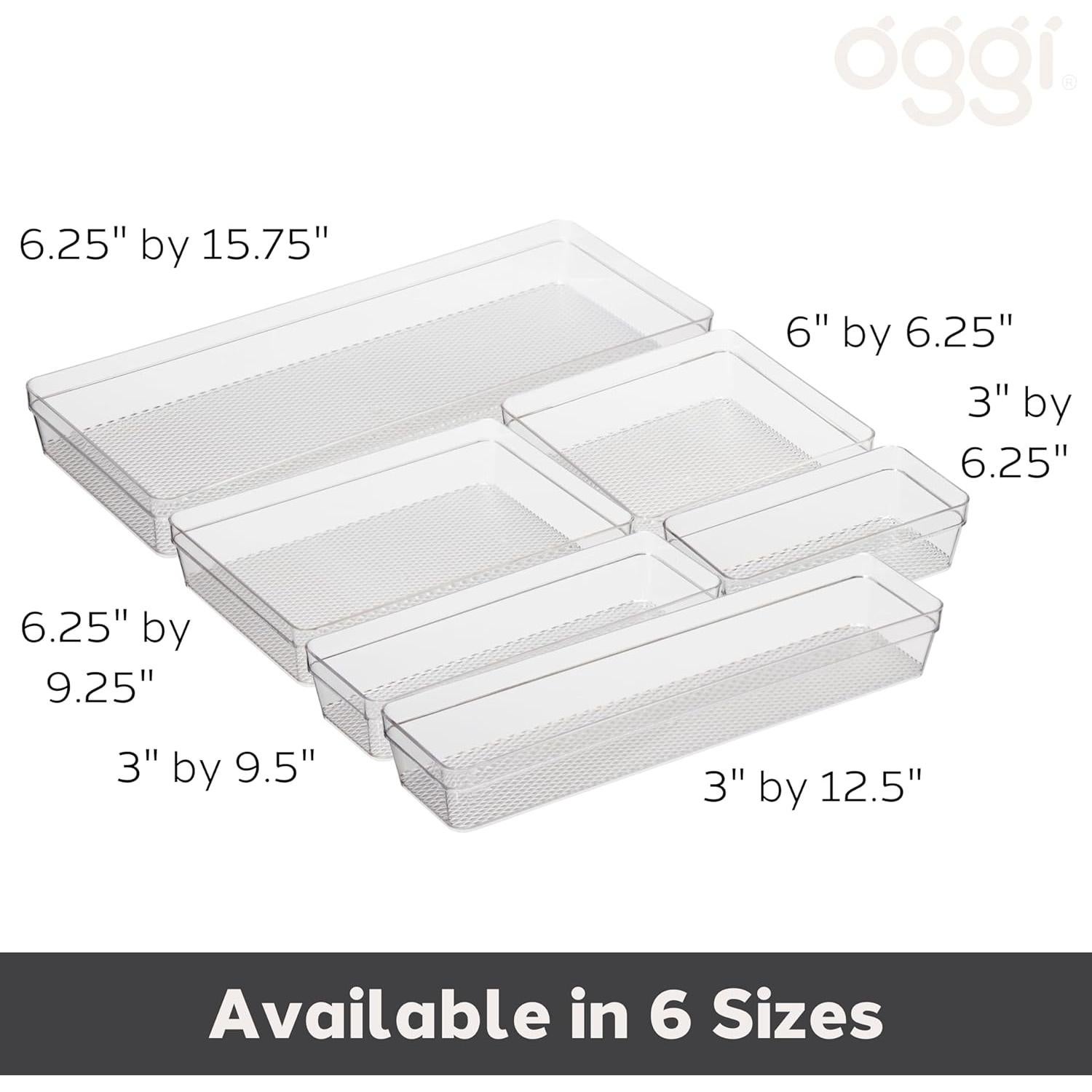 Organizador de Cajones Oggi Claro 31.75x7.62x6.35 cm Multiusos