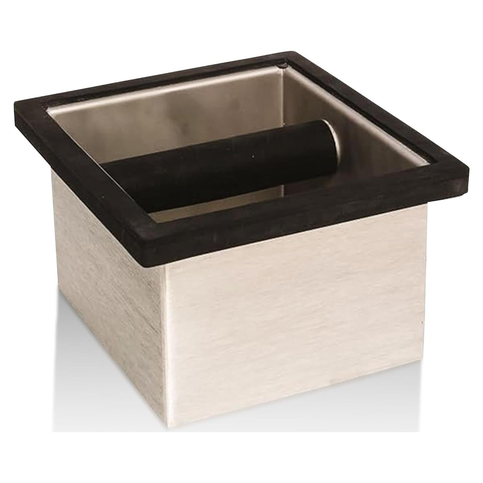Caja de Golpes de Acero Inoxidable Rattleware 15.24x13.97cm